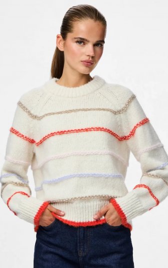 Pieces - pcNelia LS O-neck Knit