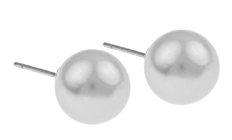 Snö - Laney Pearl Ear White 10mm