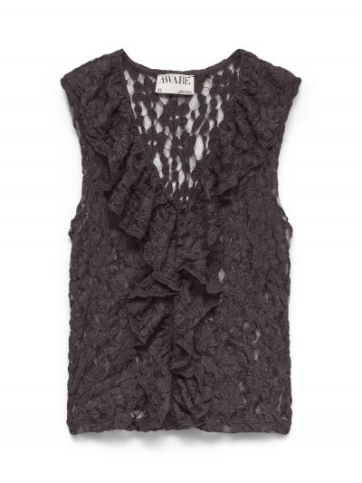 Vero Moda - awKienna SL V-neck Lace Top