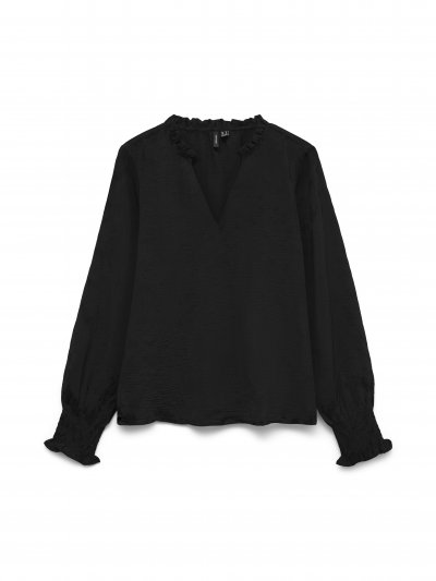 Vero Moda - vmCarla Foil LS V-neck Top