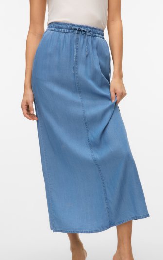 Vero Moda - vmFleur Long Slit Tencel Skirt