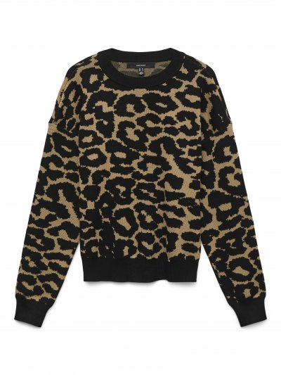 Vero Moda - vmSiljeanimal O-neck Pullover