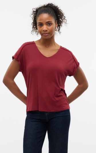 Vero Moda - vmVanessa SS V-neck Top