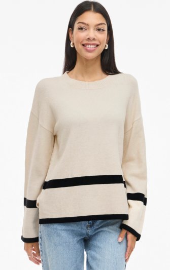 Vila - Viril O-neck Oversize LS Knit Top