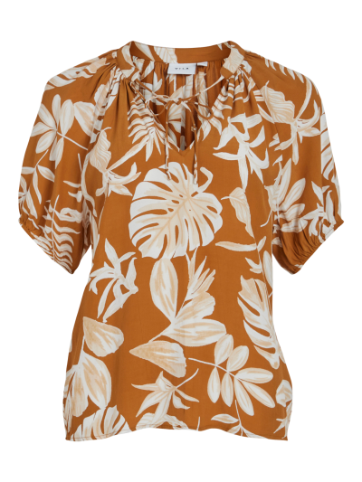 Vila - Vitantan Bri SS V-neck Top