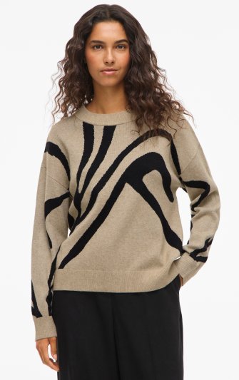 Vila - Vitif Jacquard Knit Top