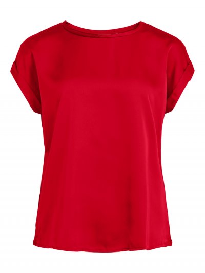 Vila - Viellette SS Satin Top